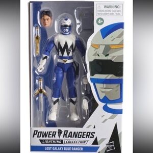 Power Ranger Lightning Collection Lost Galaxy Blue Ranger 6” action Figure